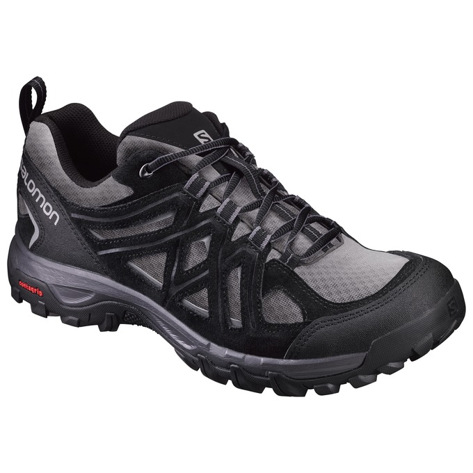 Salomon Singapore Mens Hiking Shoes - EVASION 2 AERO Grey/Black | 83912-SMXJ